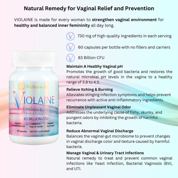 Wellness Arc Probiotics For Women Vaginal Health