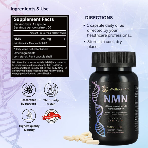 Wellness Arc Singapore NMN 15000mg