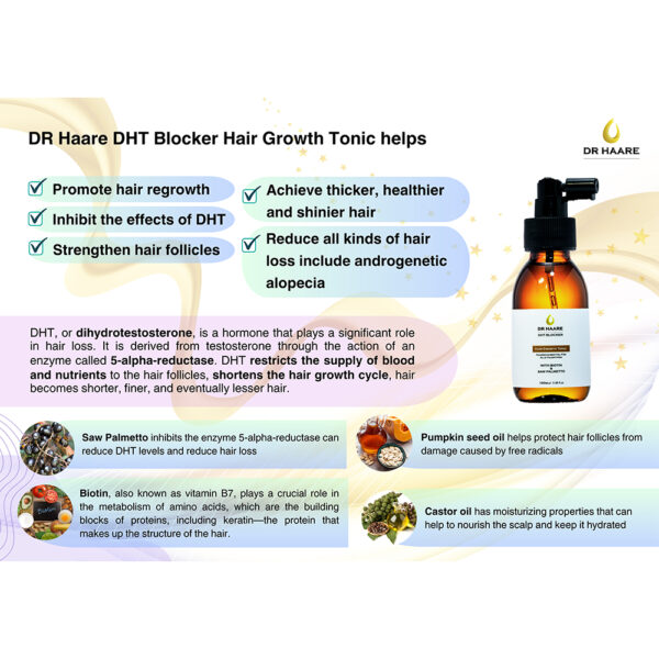 Dr. Haare DHT Blocker Anti Hair Loss Hair Growth Hair Care Hair Serum