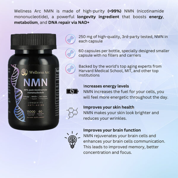 Wellness Arc Singapore NMN 15000mg