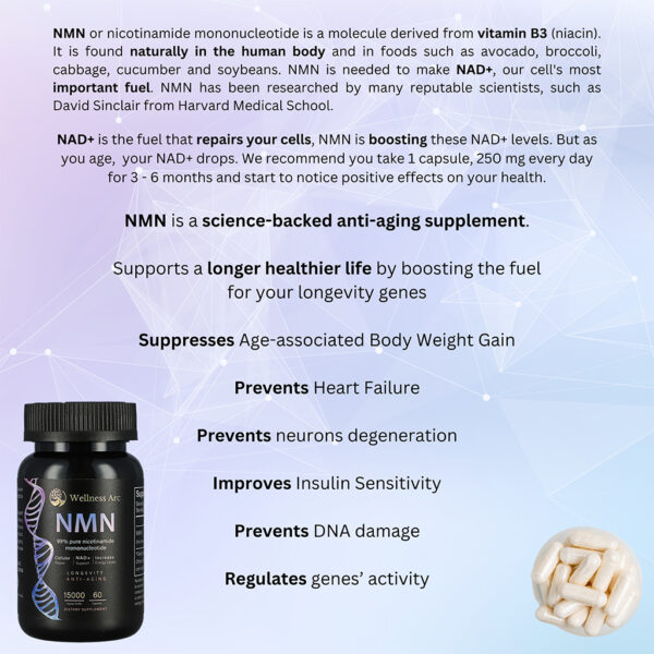 Wellness Arc Singapore NMN 15000mg